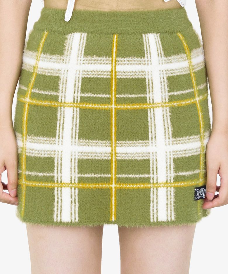 (W) AEIPIS-K SKIRT - GREEN