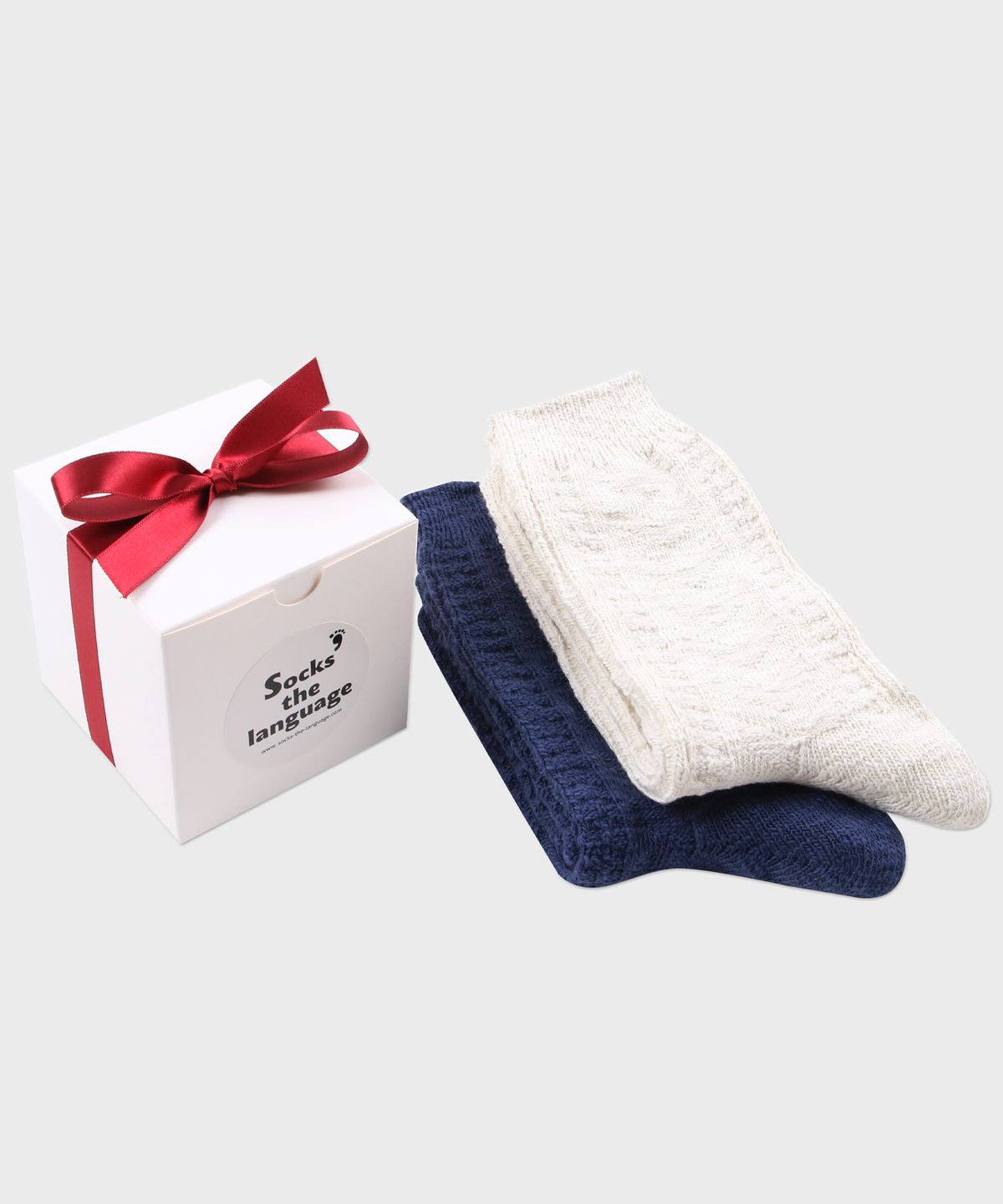 삭스더랭귀지(SOCKS THE LANGUAGE) 마음 따뜻하게 (양말2SET)
