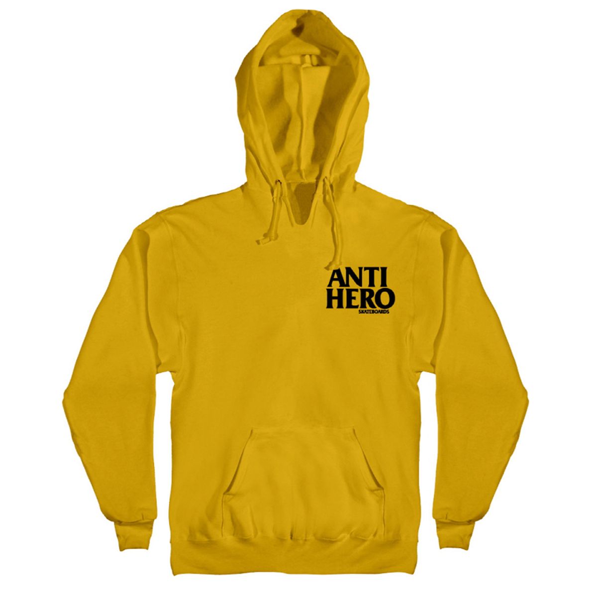 안티히어로(ANTI HERO) LIL BLACKHERO EMB Pullover Hood - GOLD / BLACK Emb 53120041G