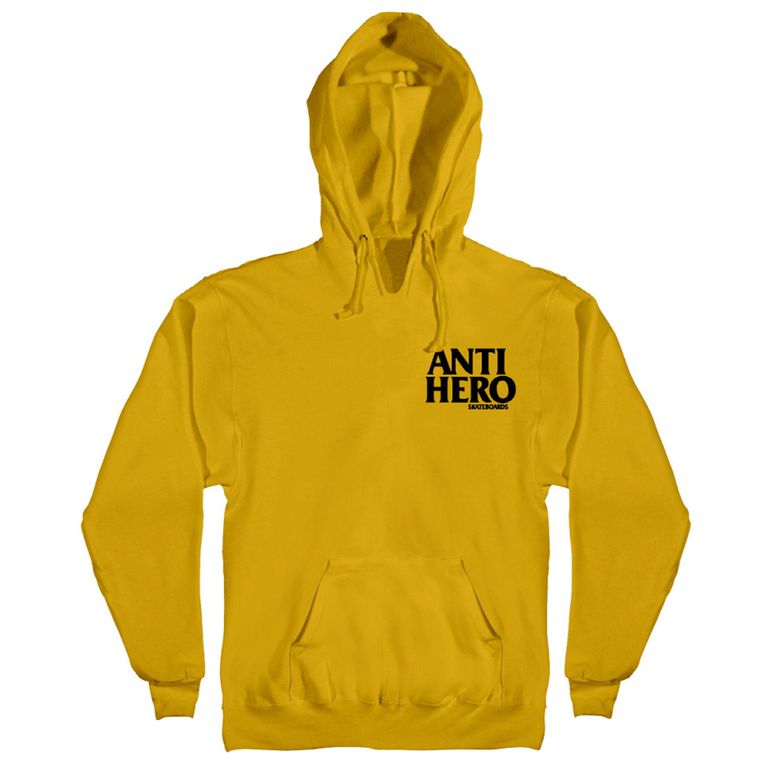 LIL BLACKHERO EMB Pullover Hood - GOLD / BLACK Emb 53120041G