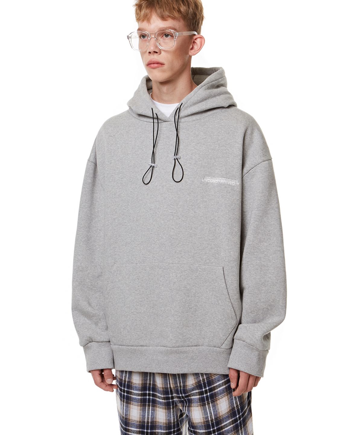 언컨스트레인드(UNCONSTRAINED) Unisex String HOOD Gray - 사이즈 & 후기 | 무신사