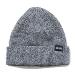 오리지널 로우 니트 비니 헤더블랙