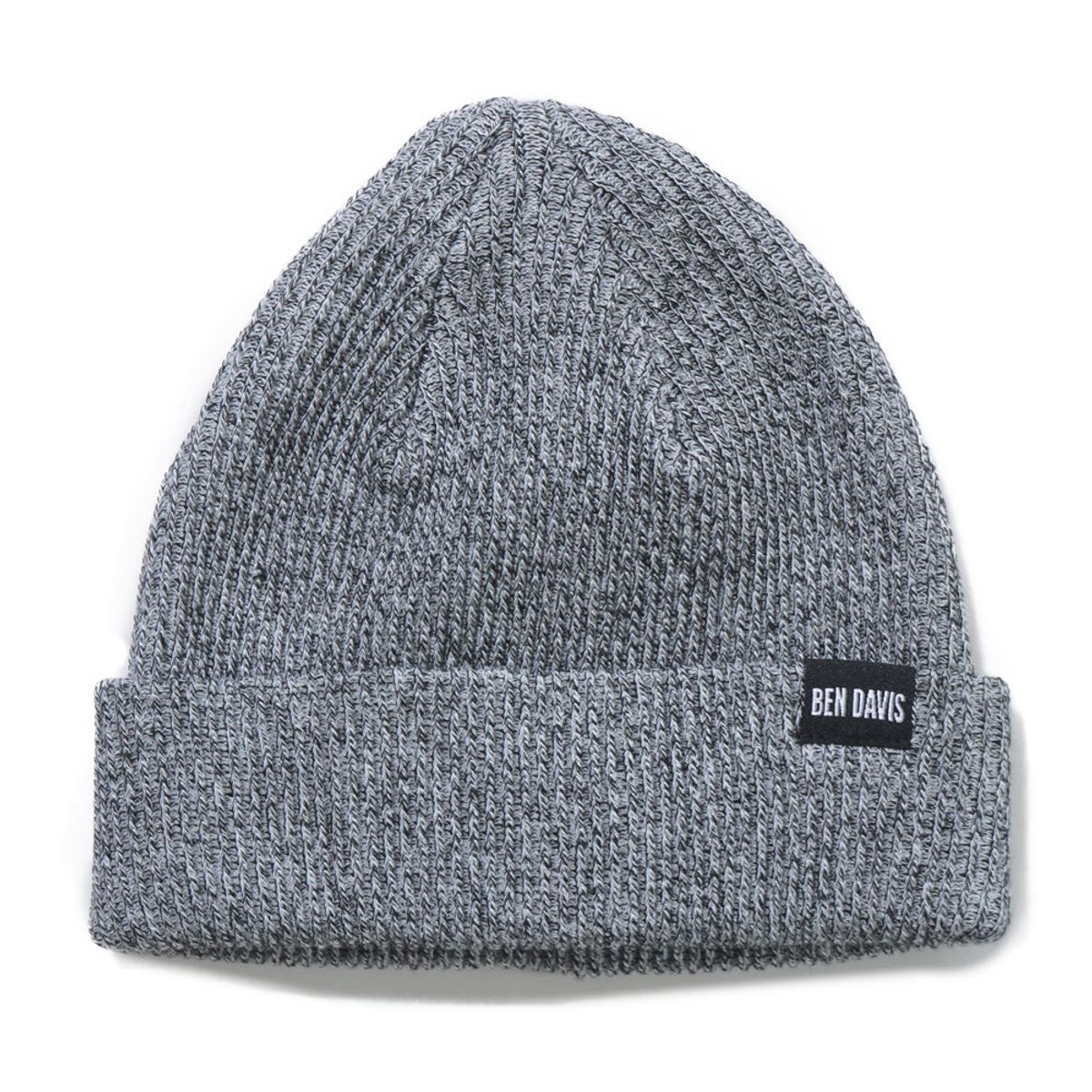 벤 데이비스(BEN DAVIS) 오리지널 로우 니트 비니 헤더블랙