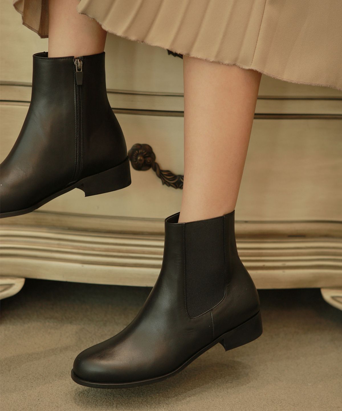프리플라(FRI FLA) 19B605 black ankle