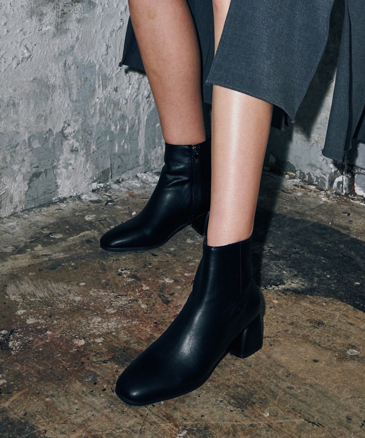 프리플라(FRI FLA) 19B515 ankle boots _ black