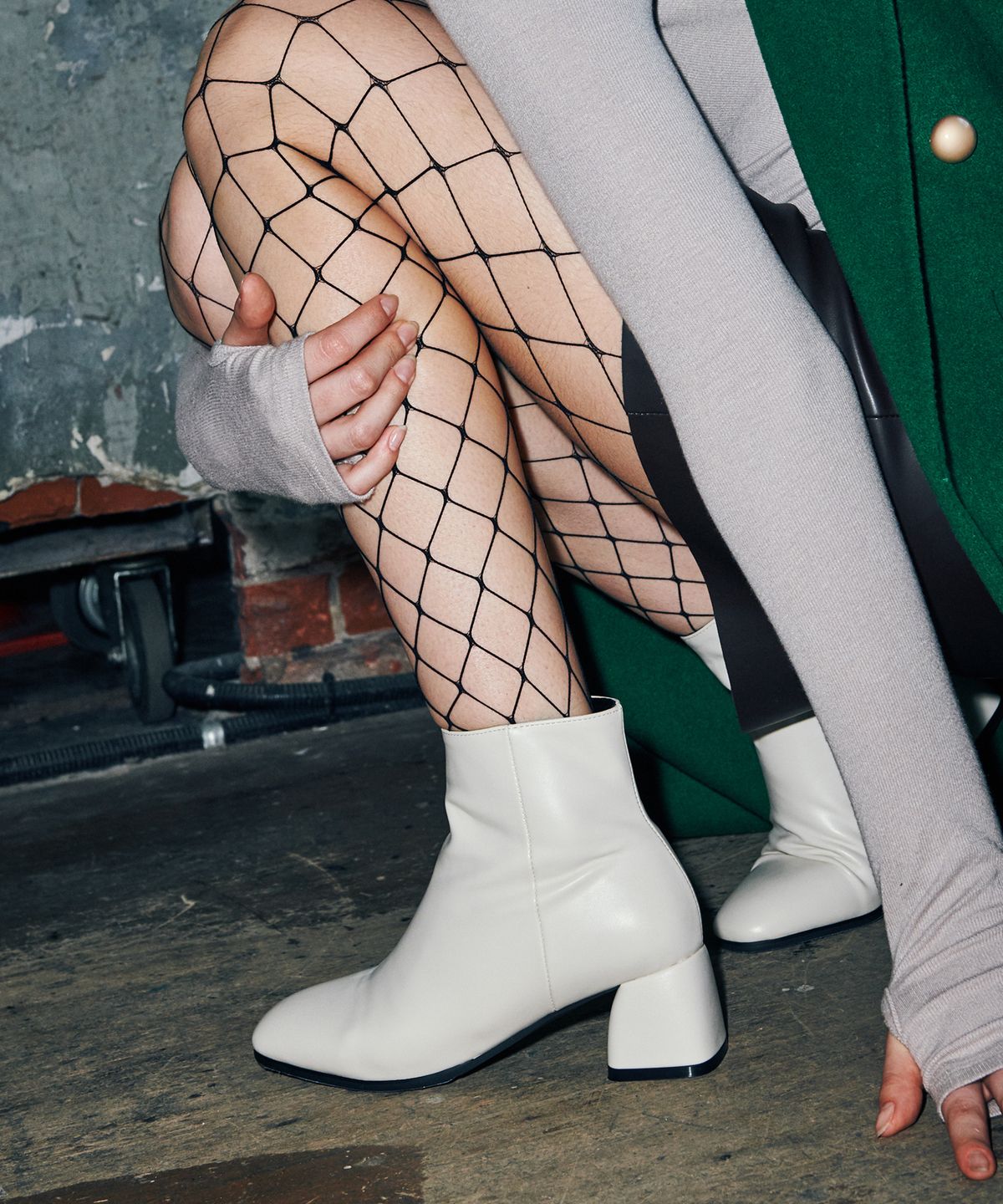 프리플라(FRI FLA) 19B515 ankle boots _ cream