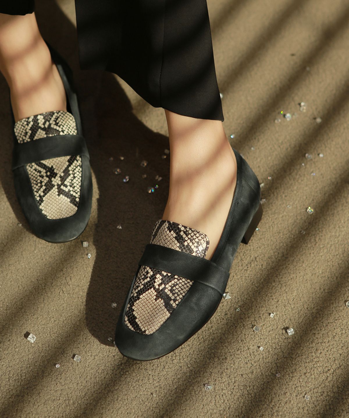 프리플라(FRI FLA) 19B606 navy loafer