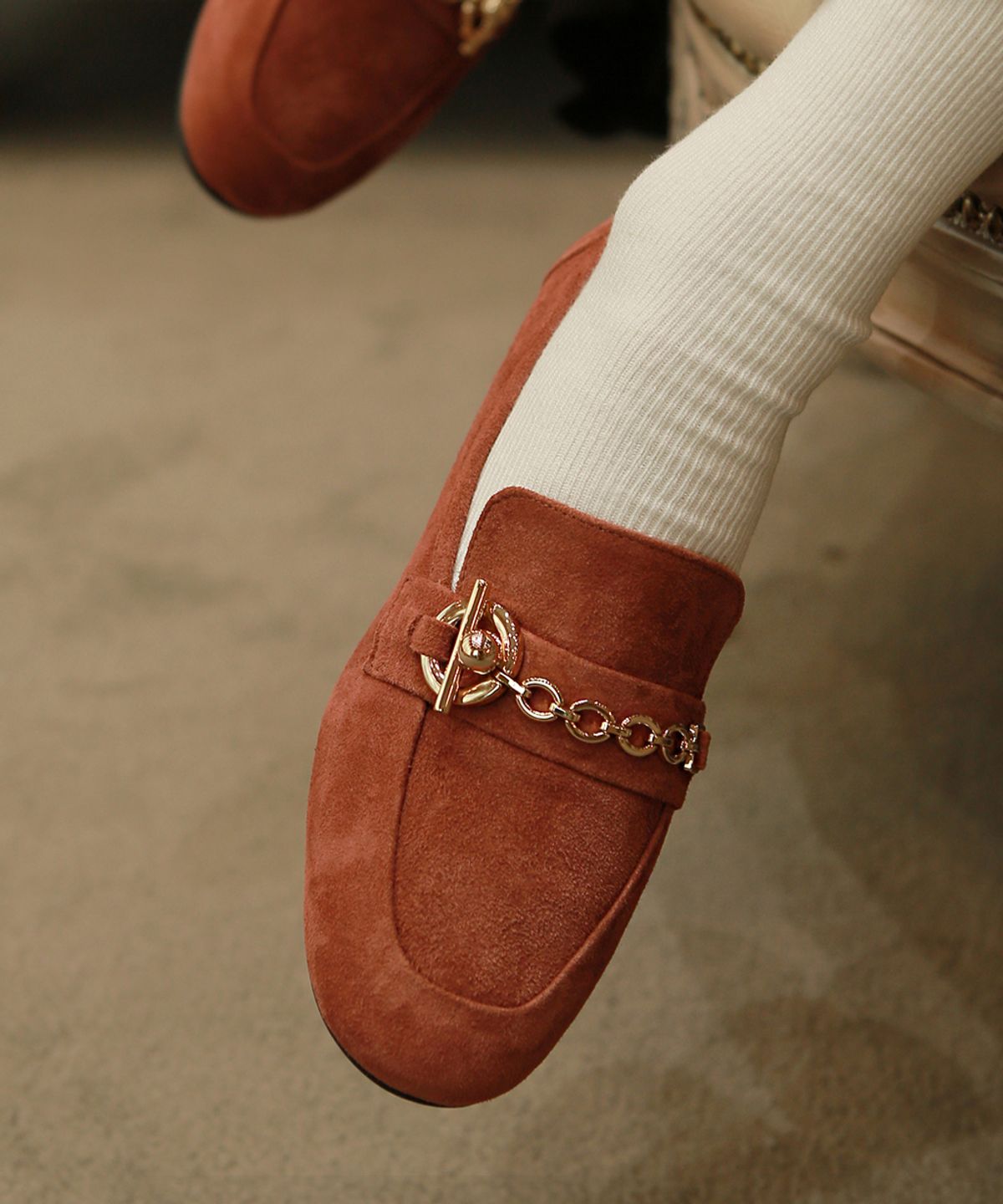 프리플라(FRI FLA) 19B601 cognac loafer