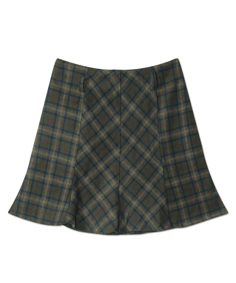 (W) LOVE TODAY SKIRT - KHAKI