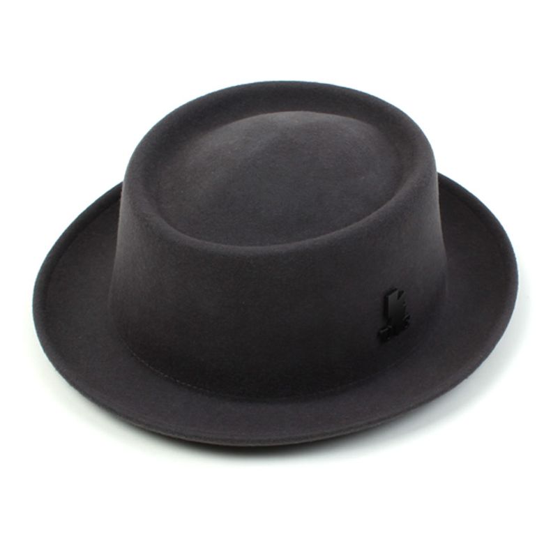 Very Short Wool Gray Fedora 울페도라