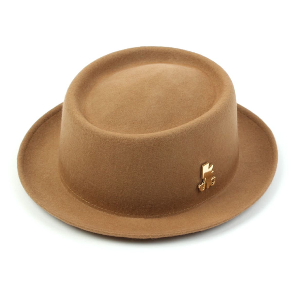 유니버셜 케미스트리(UNIVERSAL CHEMISTRY) Very Short Wool Beige Fedora 울페도라