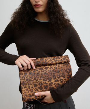 SHOPPING BAG CLUTCH (LEOPARD) 쇼핑백클러치