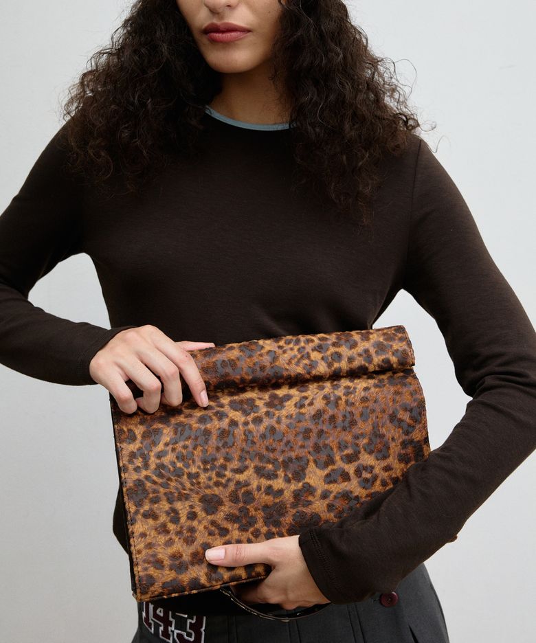 SHOPPING BAG CLUTCH (LEOPARD) 쇼핑백클러치