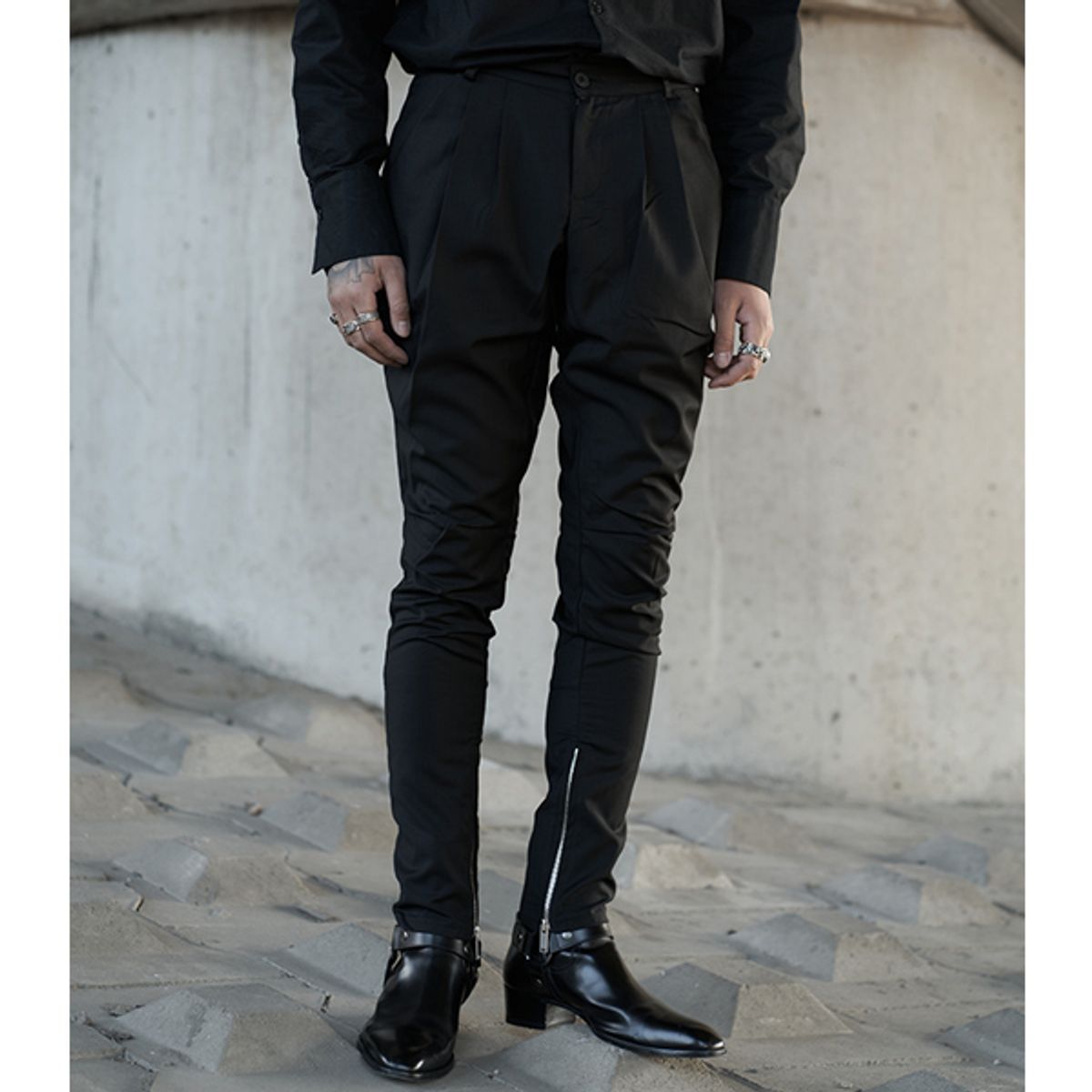 요크민스터(YORKMINSTER) Deathless-004 zipper detail jodhpurs
