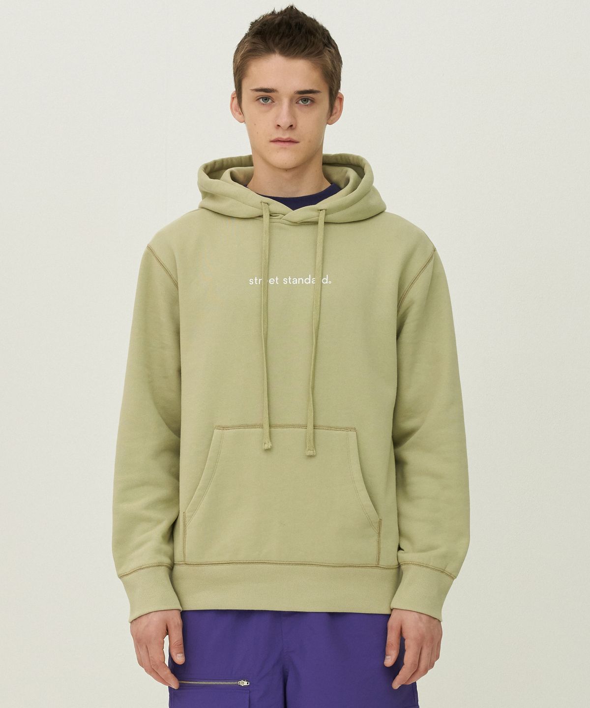 스트리트 스탠다드(STREET STANDARD) D47S302 GRAPHIC HOODIE
