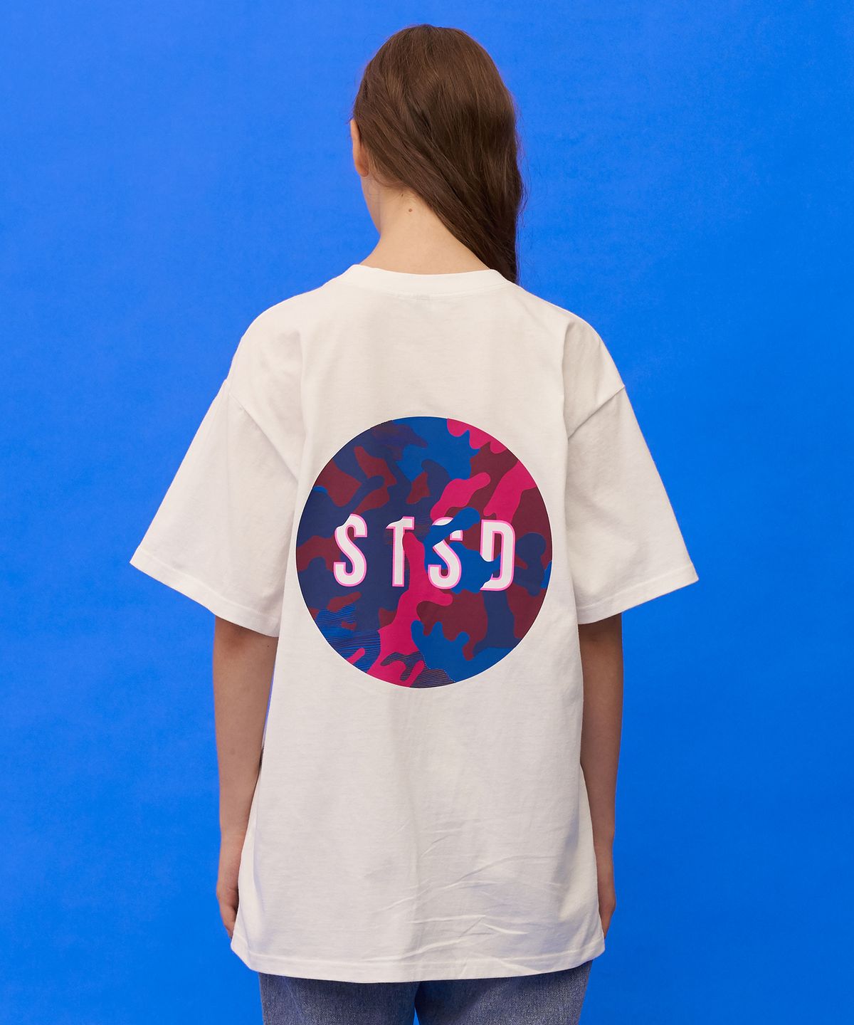 스트리트 스탠다드(STREET STANDARD) CAMO GRAPHIC TEE-WHITE