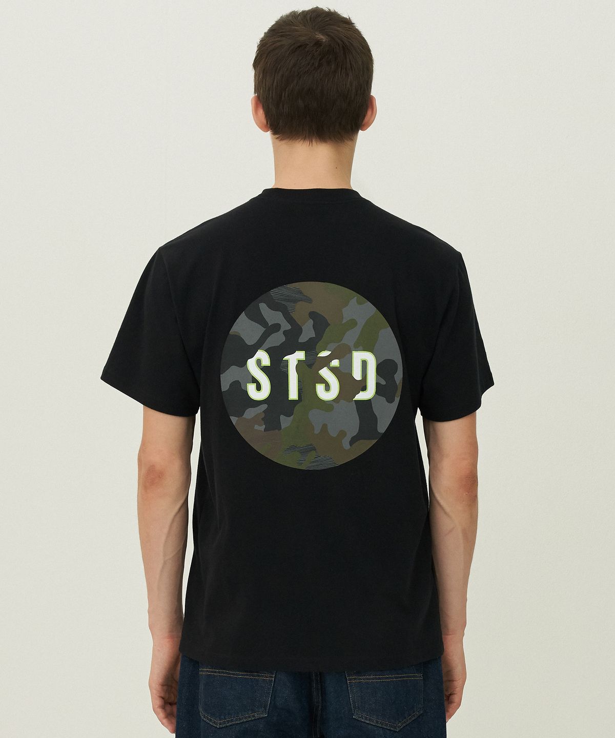 스트리트 스탠다드(STREET STANDARD) CAMO GRAPHIC TEE-BLACK