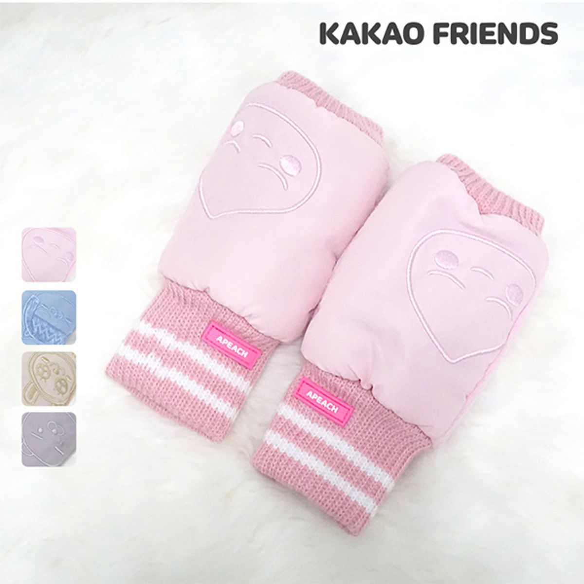 카카오프렌즈 파트너(KAKAOFRIENDS PARTNERS) 워머반장갑 [캔디주니어-50008]