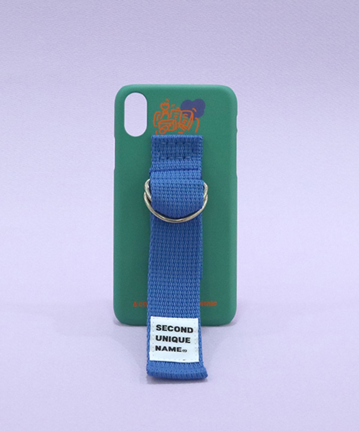 세컨드유니크네임(SECOND UNIQUE NAME) SUN CASE HOLLY GREEN RIVER BLUE (ILLUST)