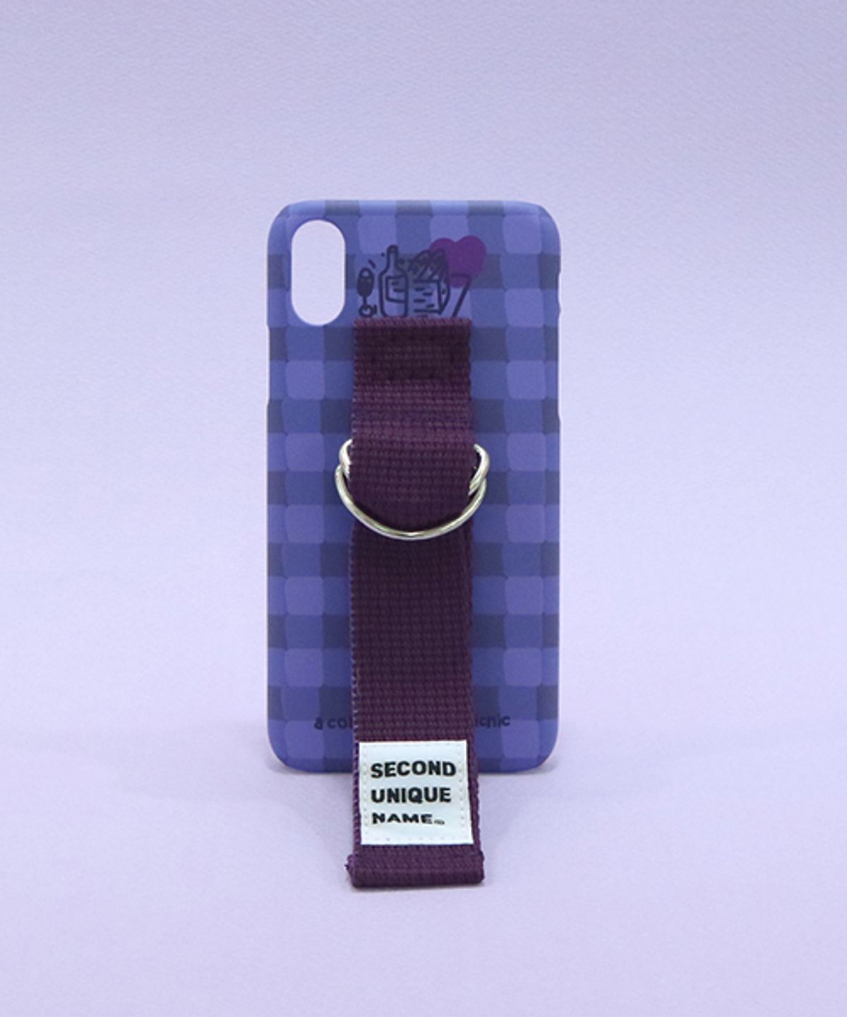 세컨드유니크네임(SECOND UNIQUE NAME) SUN CASE SEND PURPLE DEEP PURPLE (CHECK)
