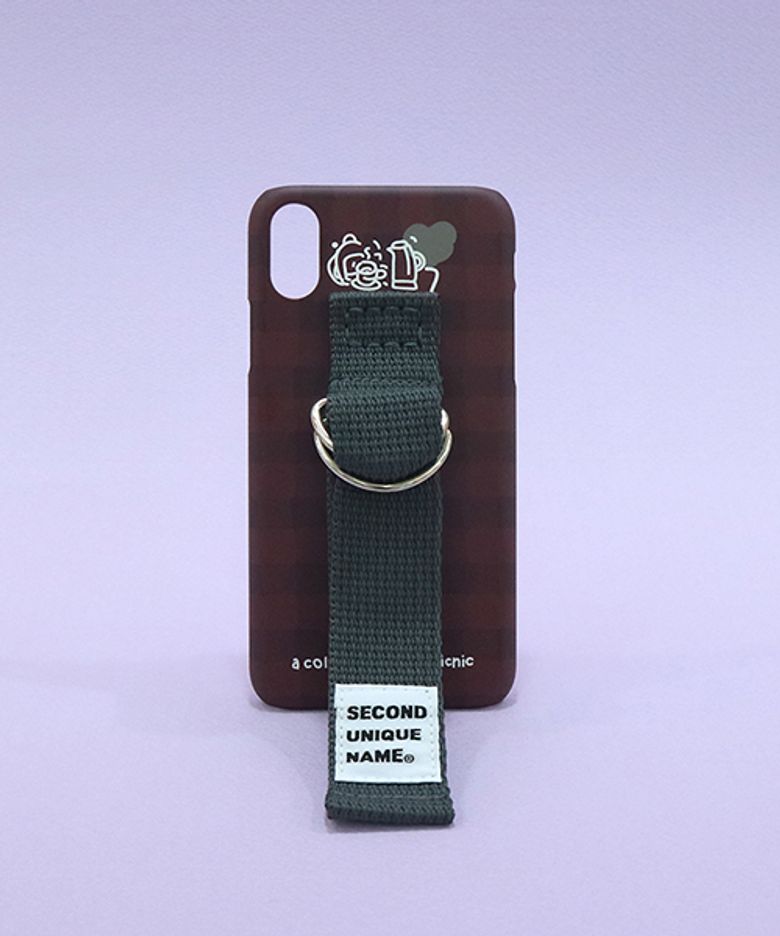 SUN CASE SMOKE BROWN DEEP GRAY (CHECK)