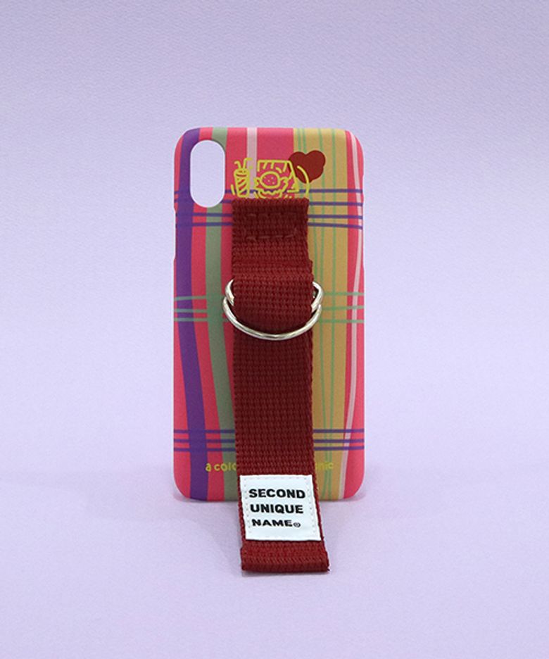 SUN CASE SUGAR CORAL BURGUNDY (PATTERN)