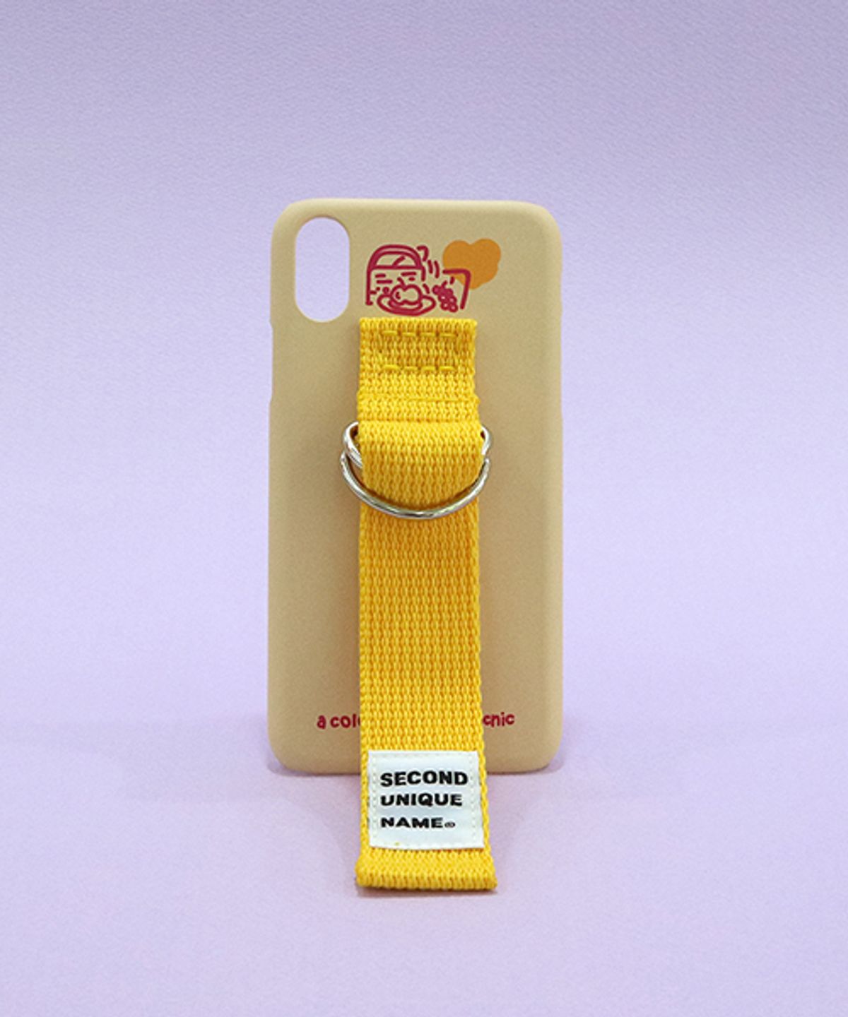 세컨드유니크네임(SECOND UNIQUE NAME) SUN CASE SUNLIGHT BEIGE YELLOW (ILLUST)