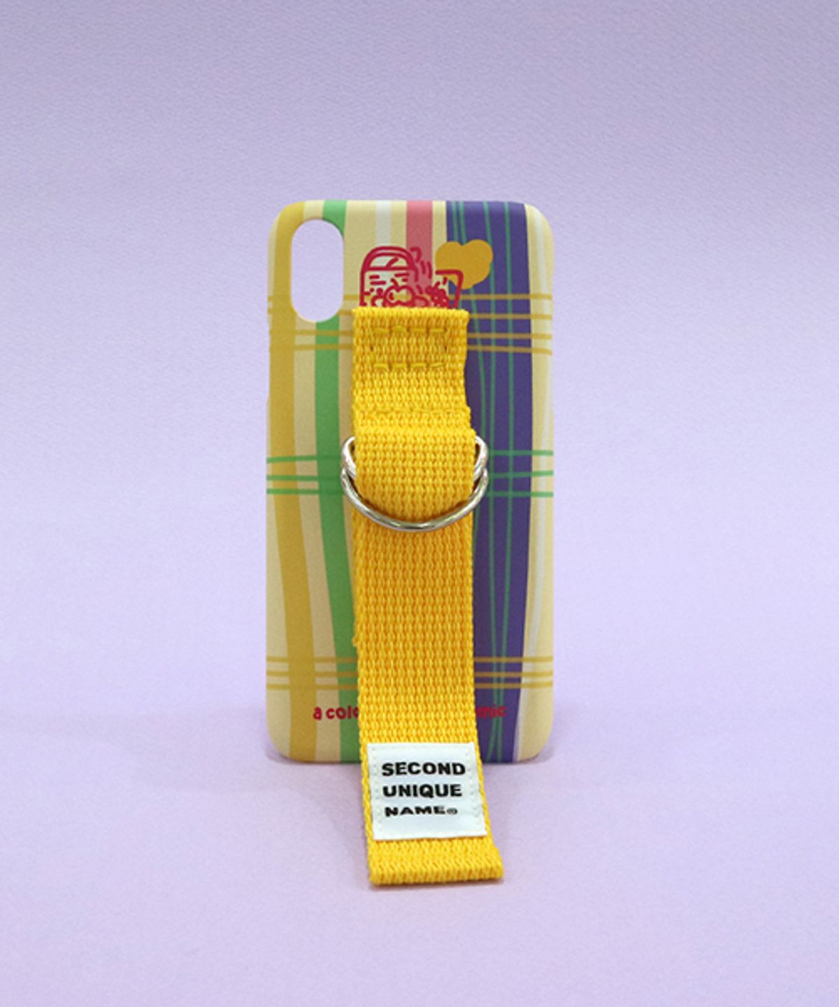 세컨드유니크네임(SECOND UNIQUE NAME) SUN CASE SUNLIGHT BEIGE YELLOW (PATTERN)