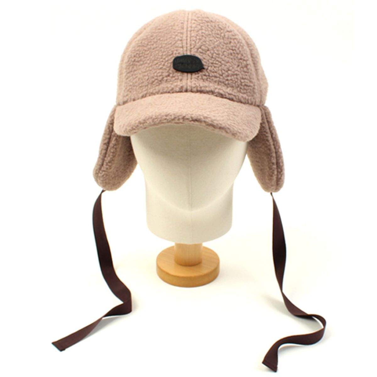 유니버셜 케미스트리(UNIVERSAL CHEMISTRY) BKMT Beige Fleece Ear Flap Cap 플리스 귀달이모자