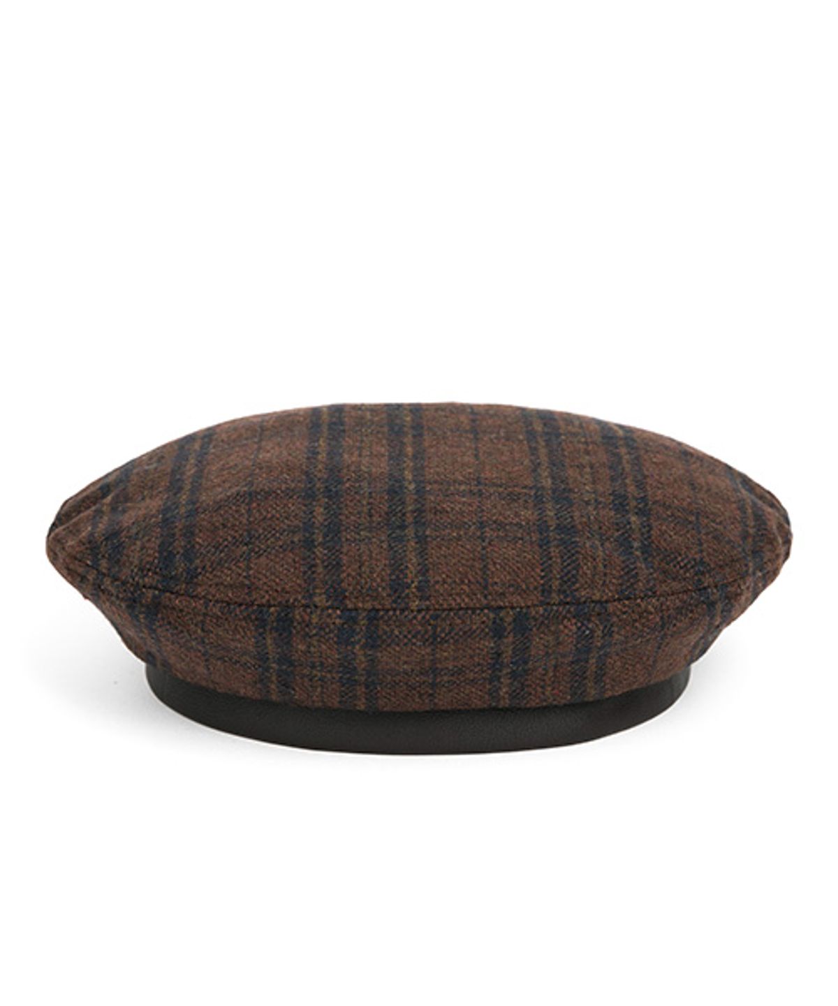 와일드 브릭스(WILD BRICKS) WD TARTAN CHECK FLAT BERET (brown)