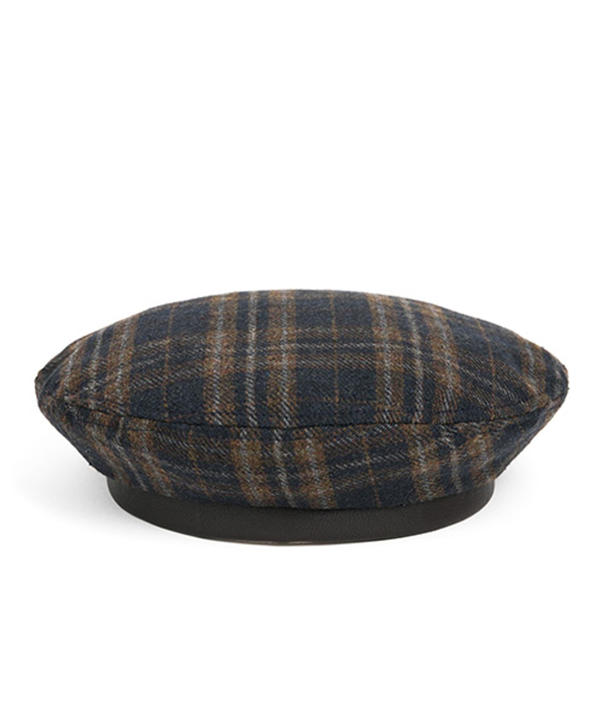 와일드 브릭스(WILD BRICKS) WD TARTAN CHECK FLAT BERET (navy)