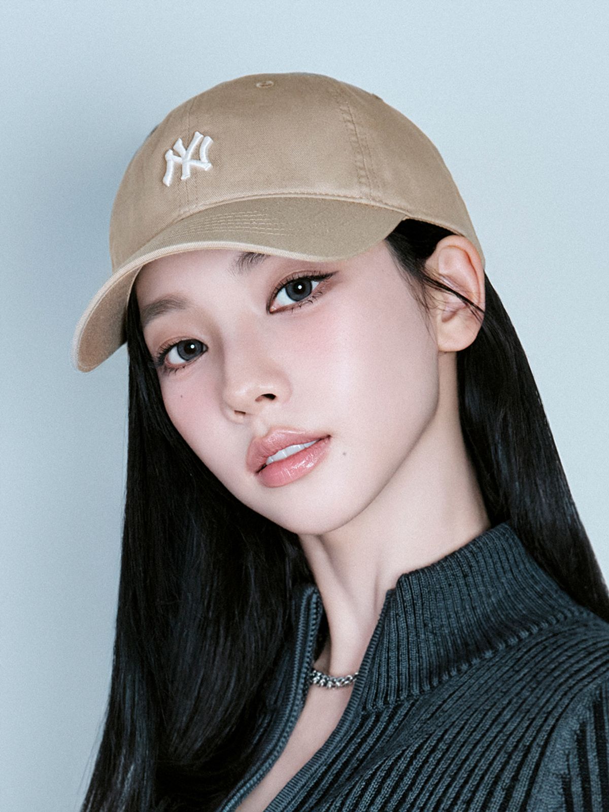 엠엘비(MLB) 루키 언스트럭쳐 볼캡 NY (Beige)