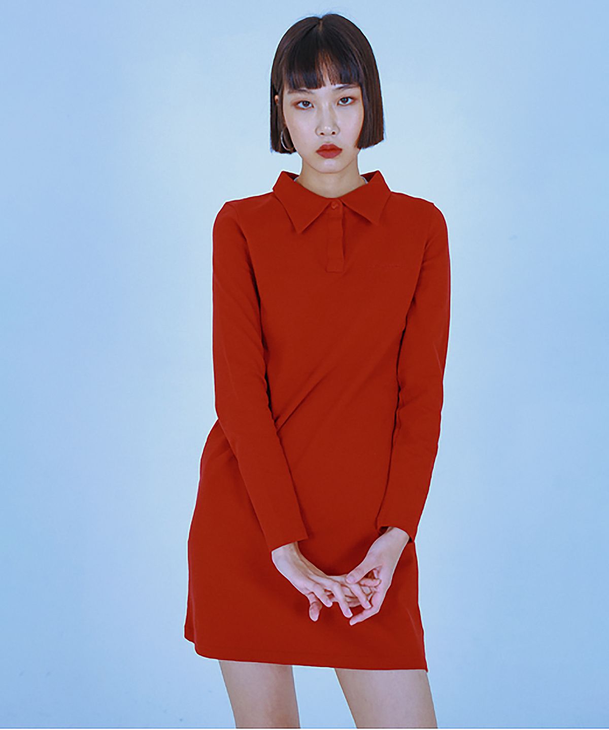 카타르시스(KATHARSIS) 피케이 원피스 (레드) S M