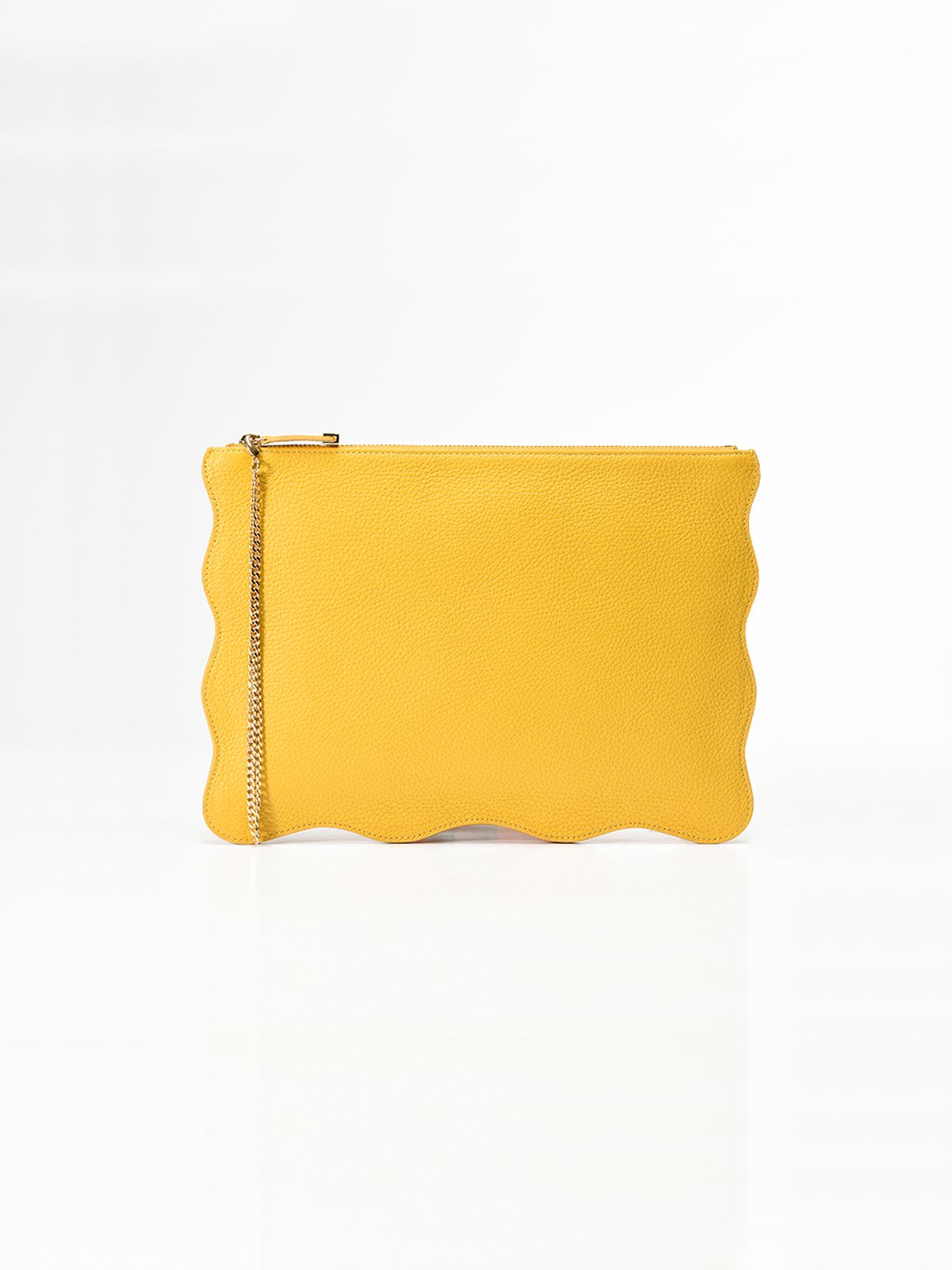 엘더블유엘(LWL) RUFFLE CLUTCH (러플 클러치) Yellow