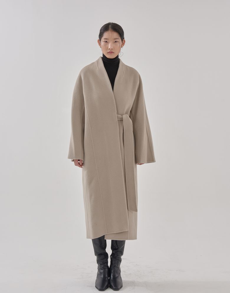 여밈 코트 (Yeomim coat-Ivory)