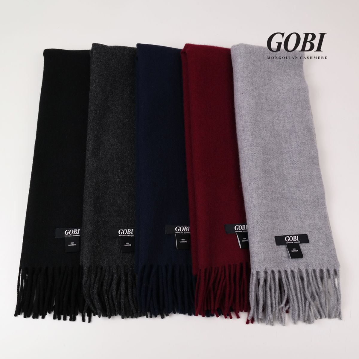 고비(GOBI) 베이직 캐시미어 머플러 200x30cm