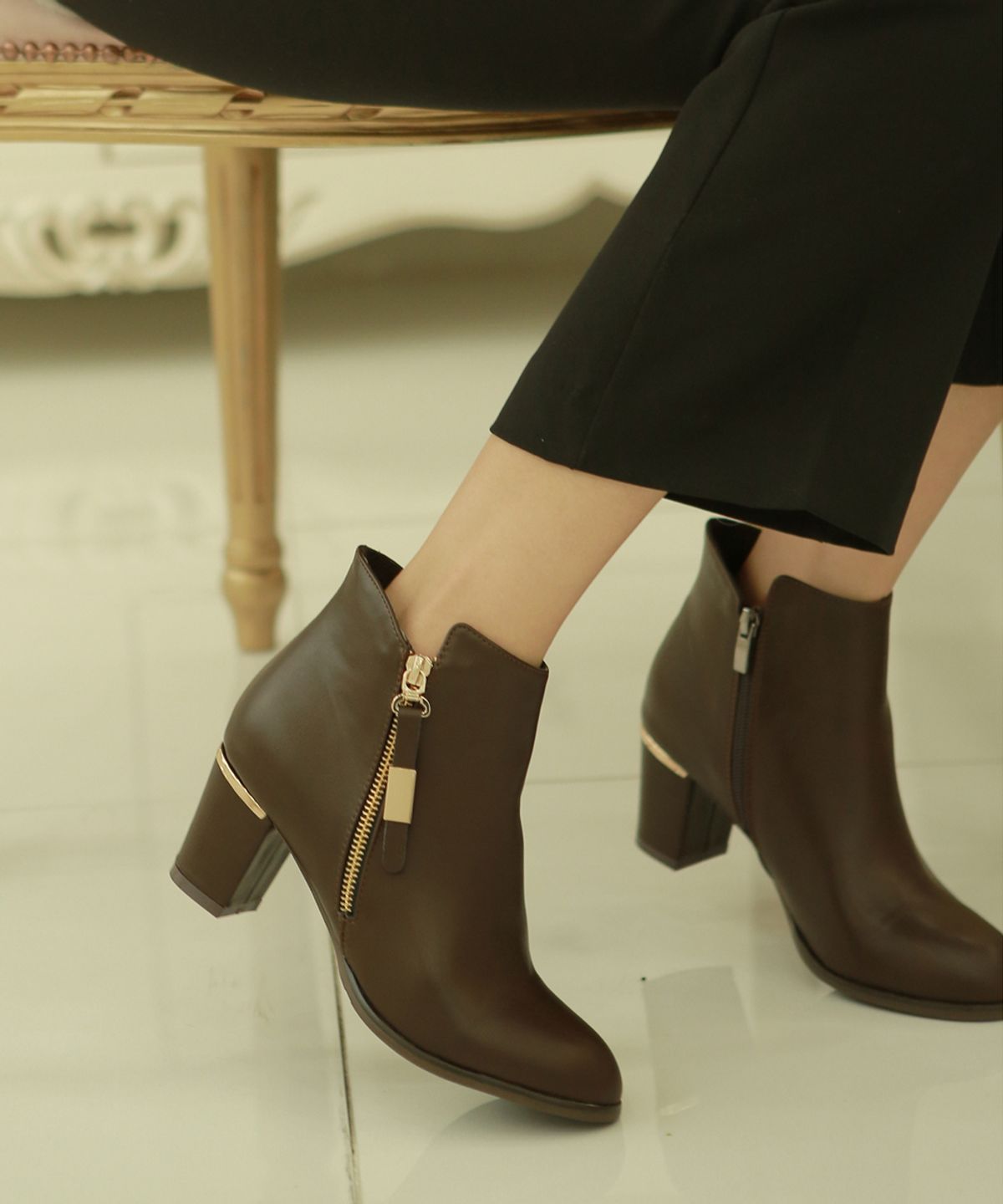 프리플라(FRI FLA) 19B525 choco ankle