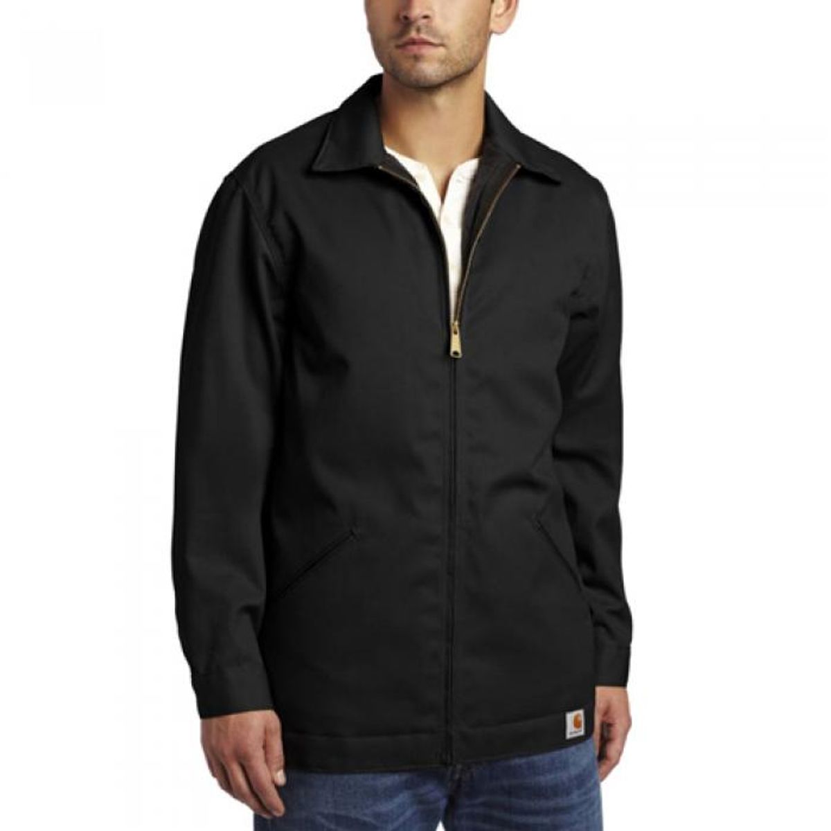 칼하트(CARHARTT) (J293) 블렌디드 트윌 워크 자켓-BLACK - 사이즈 & 후기 | 무신사
