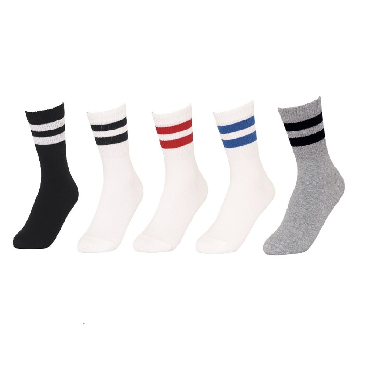 삭스핏(SOXFIT) 2라인 스트라이프 삭스 5족 세트