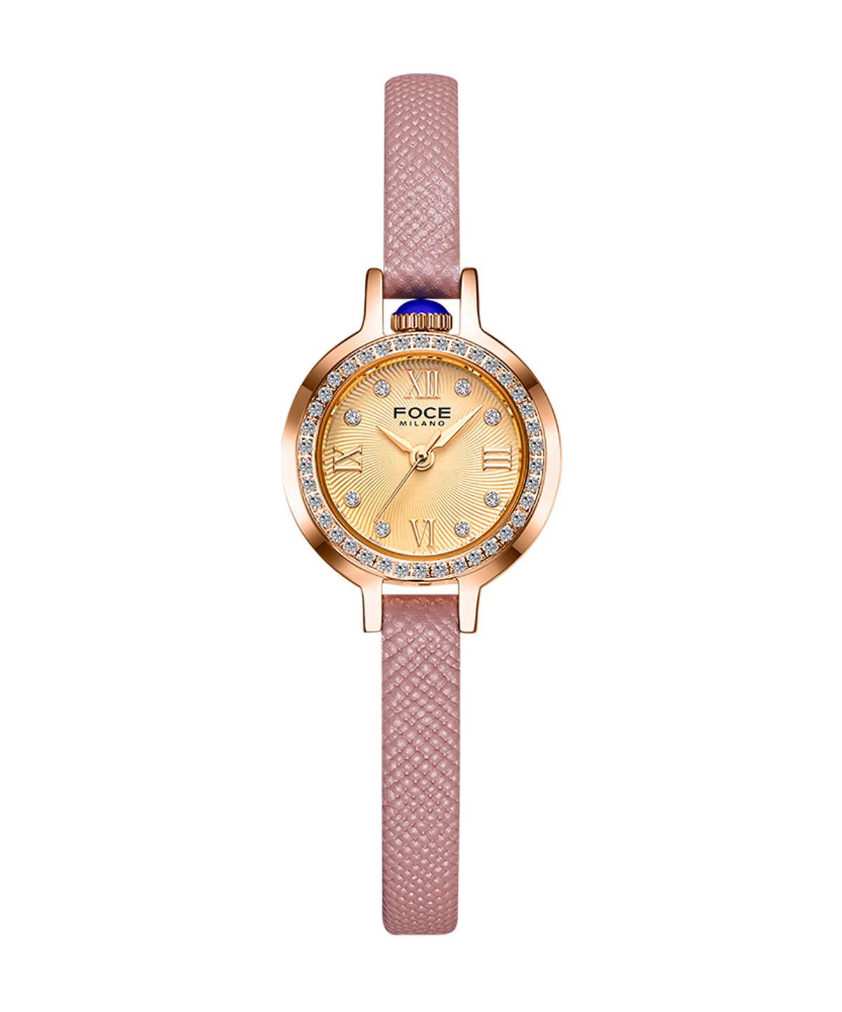 포체 레이디(FOCE LADY) 22.5mm 여성 가죽시계 FM1927L-RG