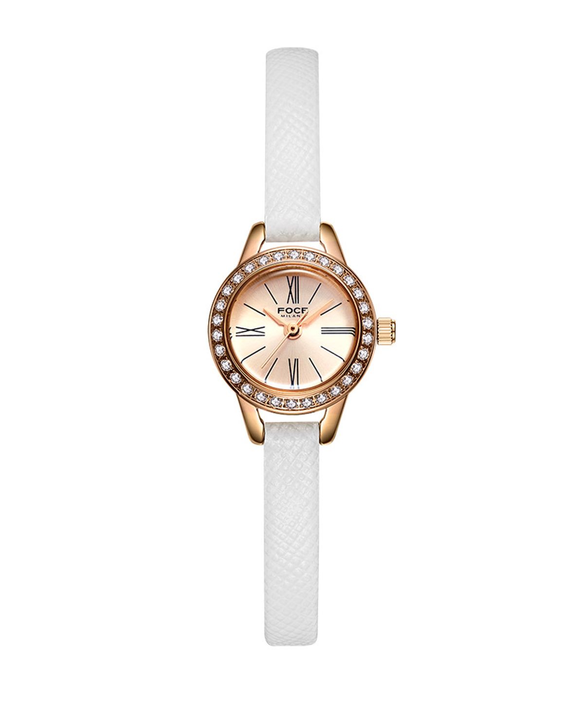 포체 레이디(FOCE LADY) 18mm 여성 가죽시계 FM1906L-RG