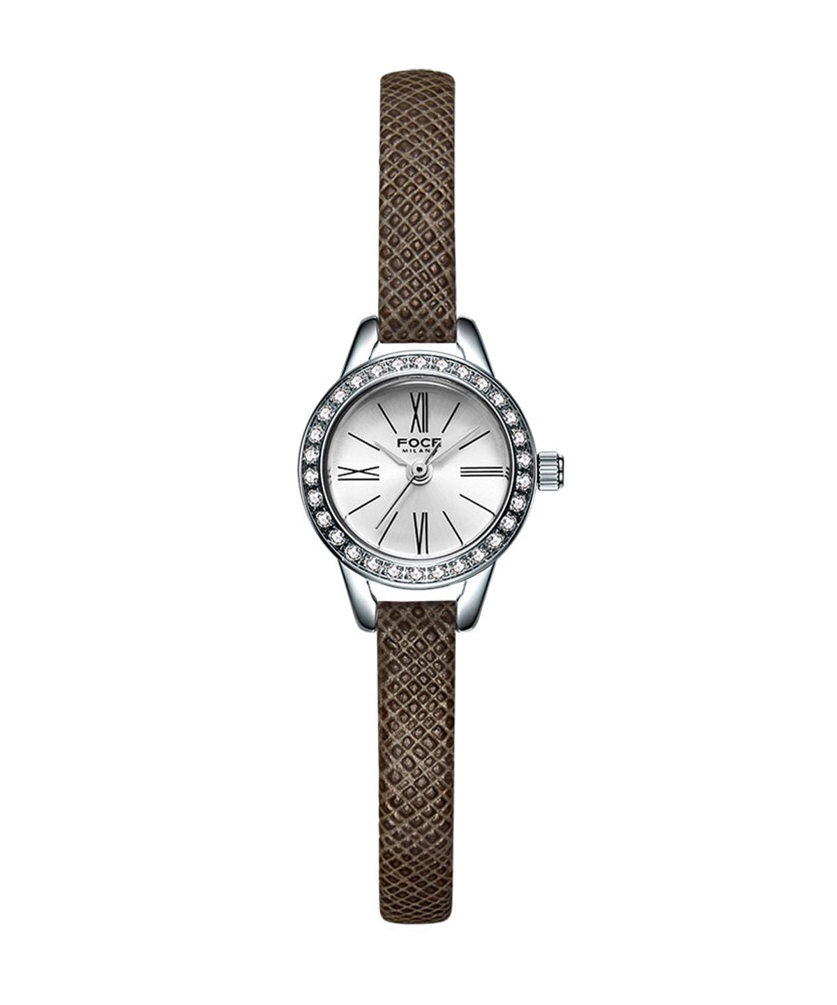 포체 레이디(FOCE LADY) 18mm 여성 가죽시계 FM1906L-WH