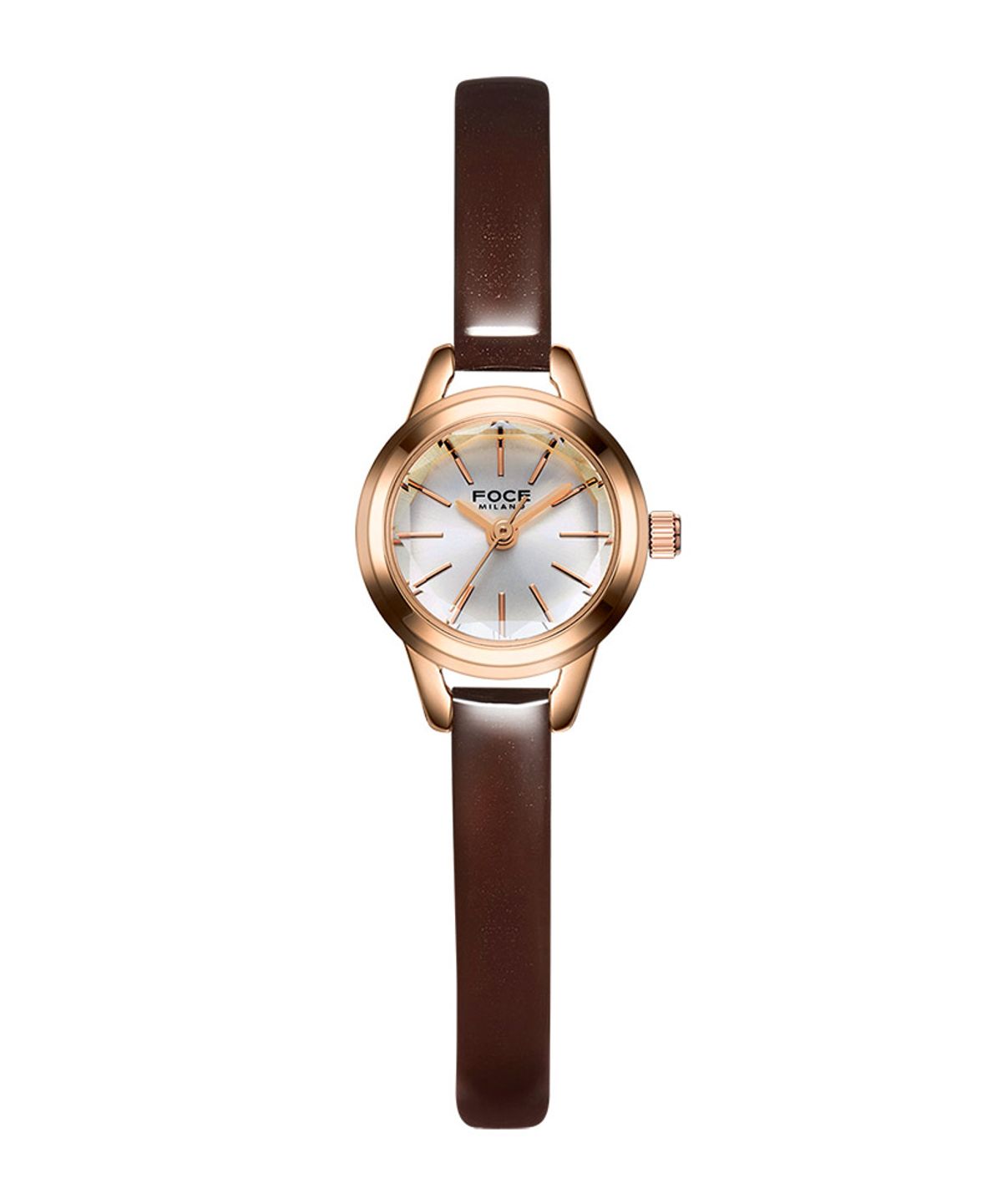 포체 레이디(FOCE LADY) 18mm 여성 가죽시계 FM1905L-RG