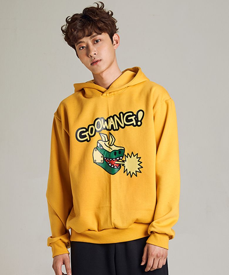 [기모]GOOWANG hoodie[Yellow]
