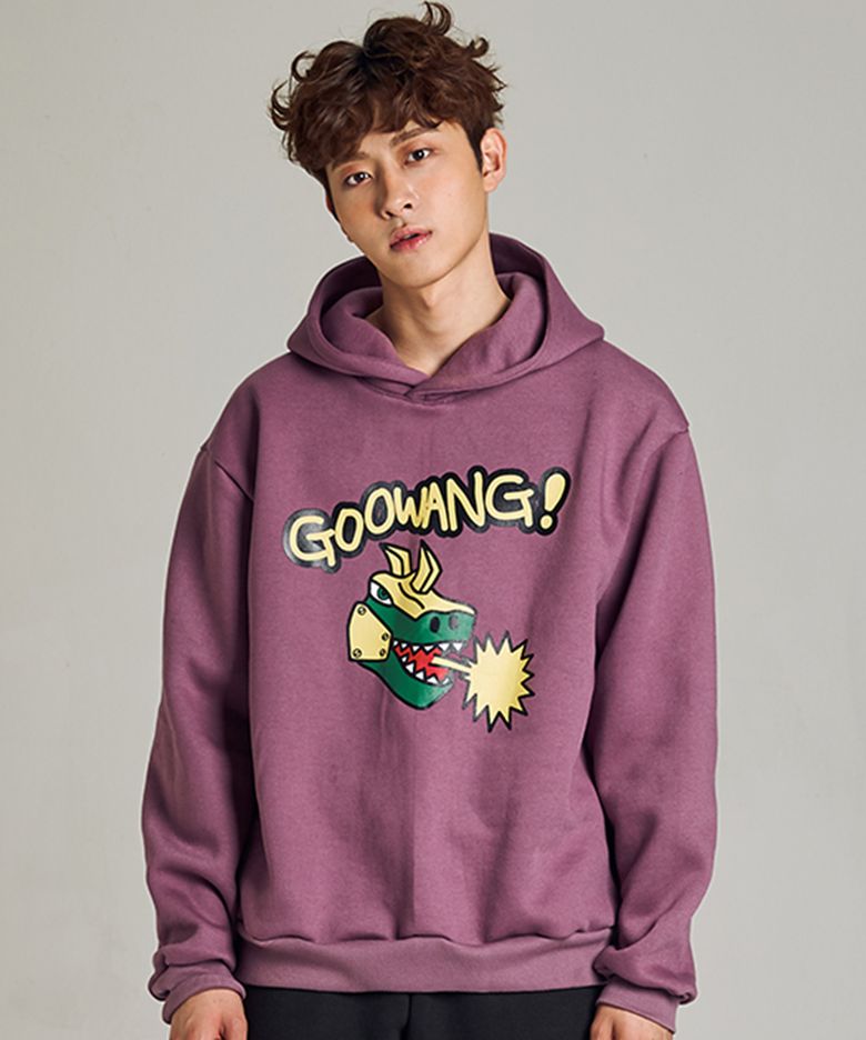 [기모]GOOWANG hoodie[Purple]