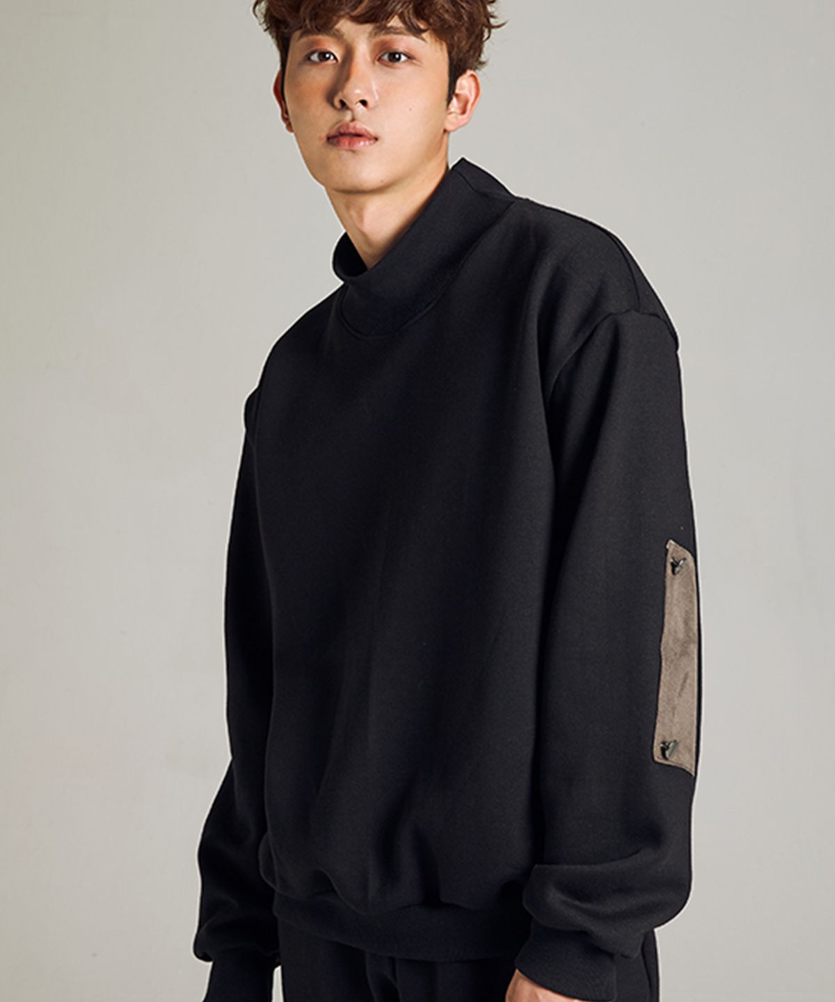 마이누(MINU) [기모]FREEDOM sweatshirts[Black]