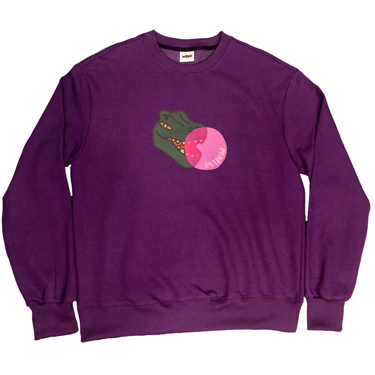 마이누(MINU) BUBBLE GUM sweatshirts[Purple]