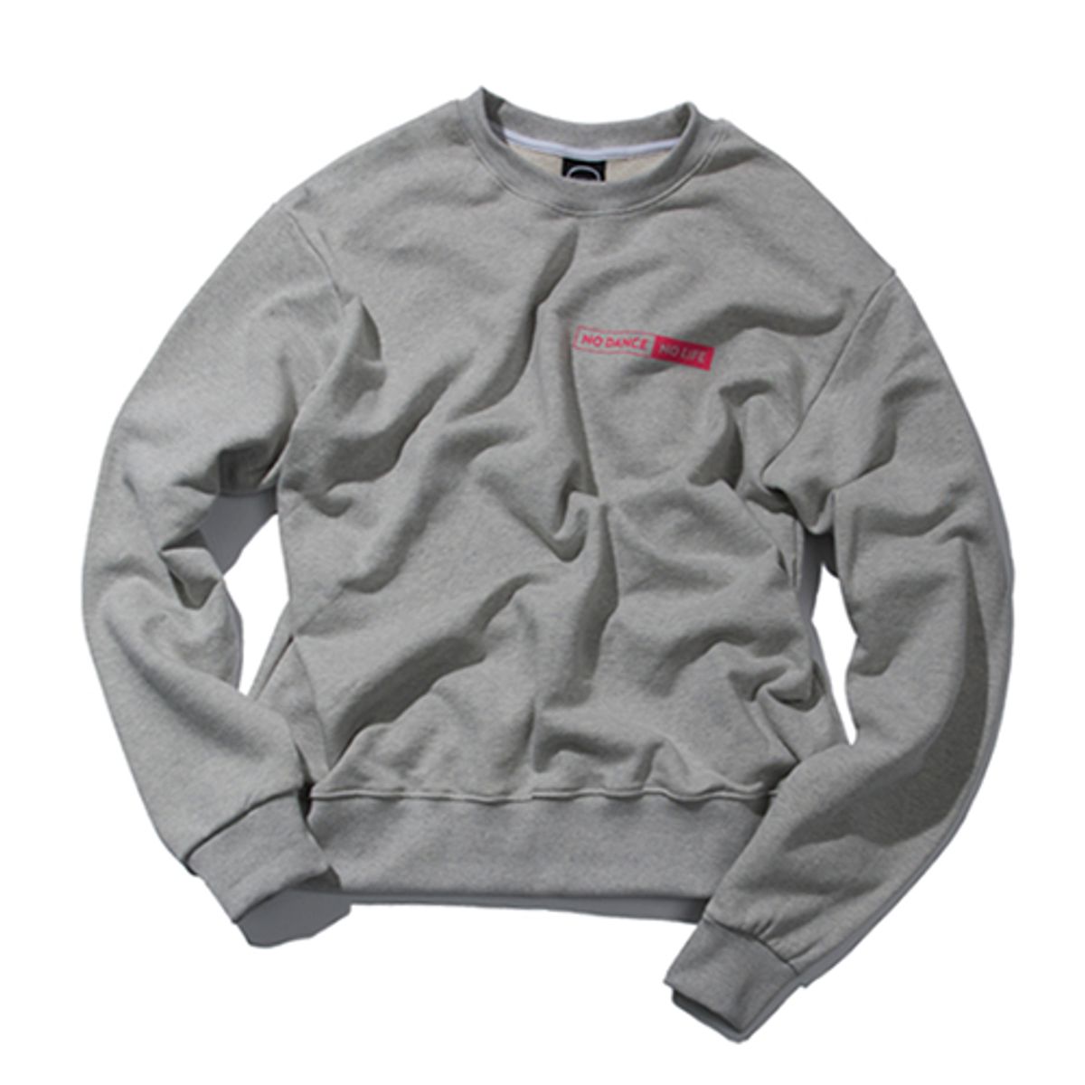 크루치(KRUCHI) NO DANCE NO LIFE CREWNECK (Gray)