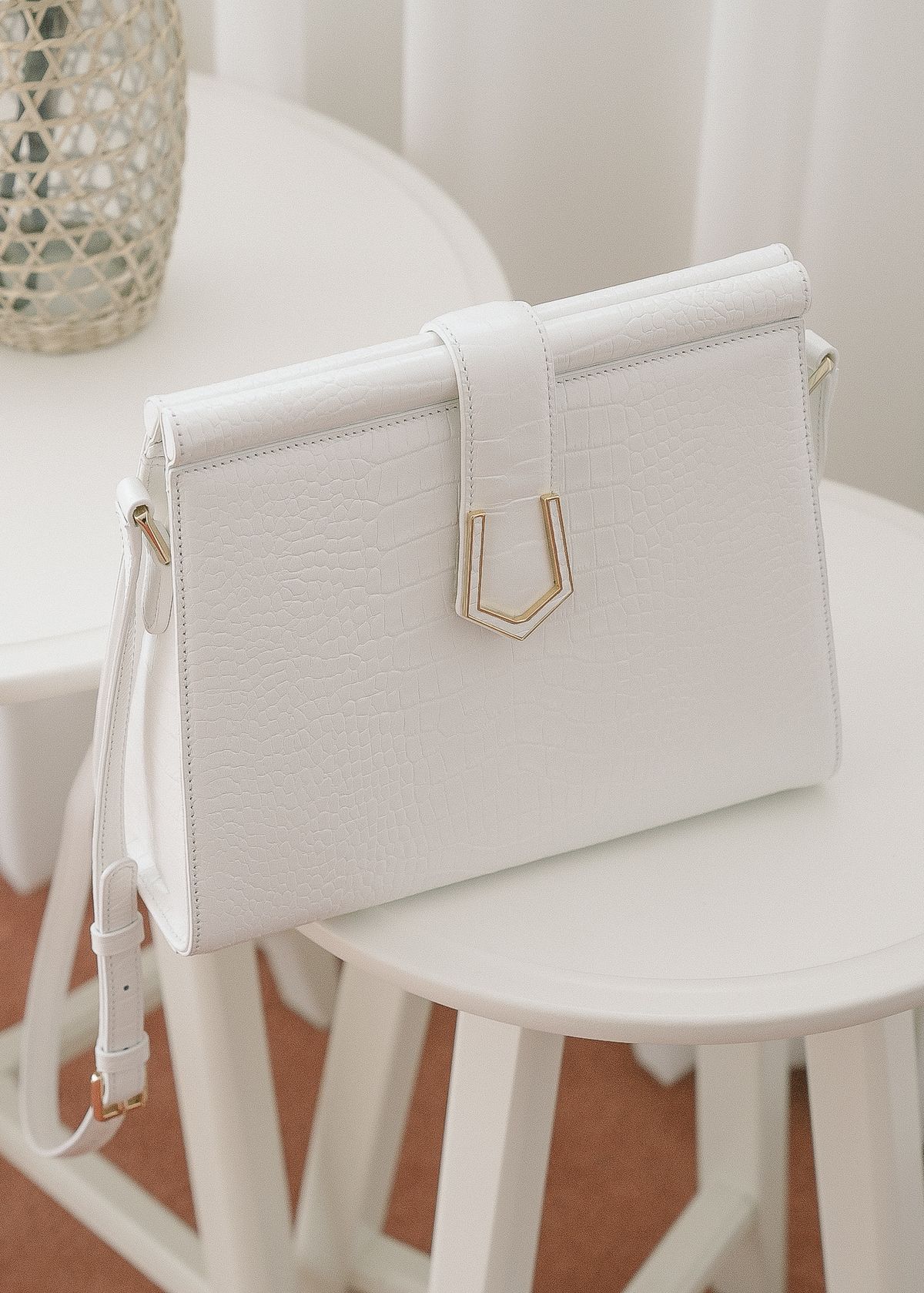 케네스영(KENNETH YOUNG) Magarette_white Croco
