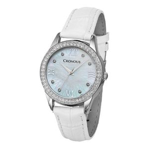 크로노스 CRD33004A-WT 여자시계 가죽시계